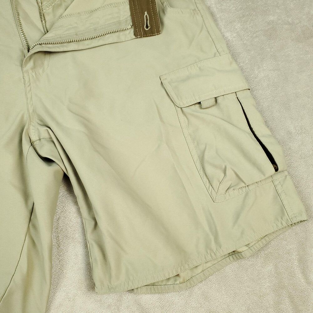Tony Hawk Cargo Shorts Mens 34 Beige Polyester Microfiber Skate Outdoors Casual - Picture 6 of 11